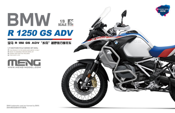 1/9 BMW R 1250 GS ADV (Pre-colored Edition)
